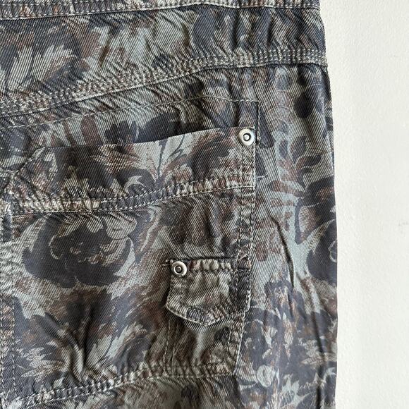 Anthropologie Marrakech Twill Cargo Pants Black Green 30 - Picture 9 of 14